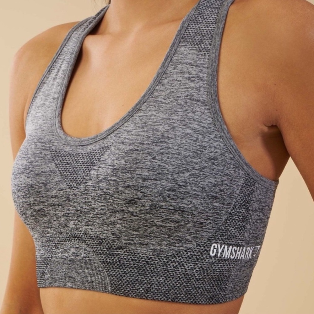 Gymshark Grey Ombré Seamless Sports Bra